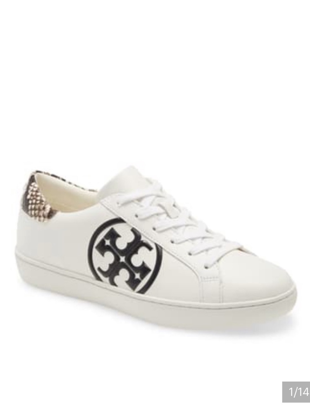 Tory Burch Leigh T-Logo Sneaker Size 5